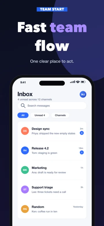 Relay App Store screenshot example, slide 1
